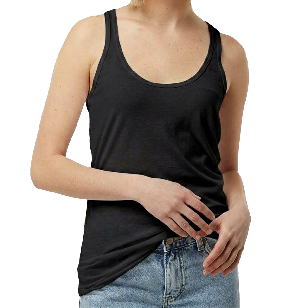 Tultex Women’s Poly-Rich Racerback Tank Top, Lightweight Sleeveless Blanks for DIY Crafting